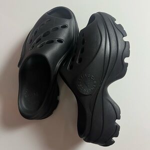 Adidas Stella McCartney Clogs, Black, Size 8